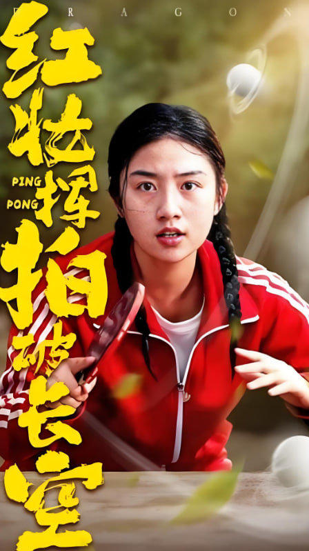 红妆挥拍破长空